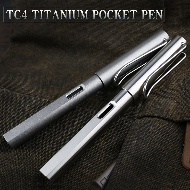 

Тактическая ручка из титанового сплава, ручка для самообороны, Офисная многофункциональная ручка двойного назначения