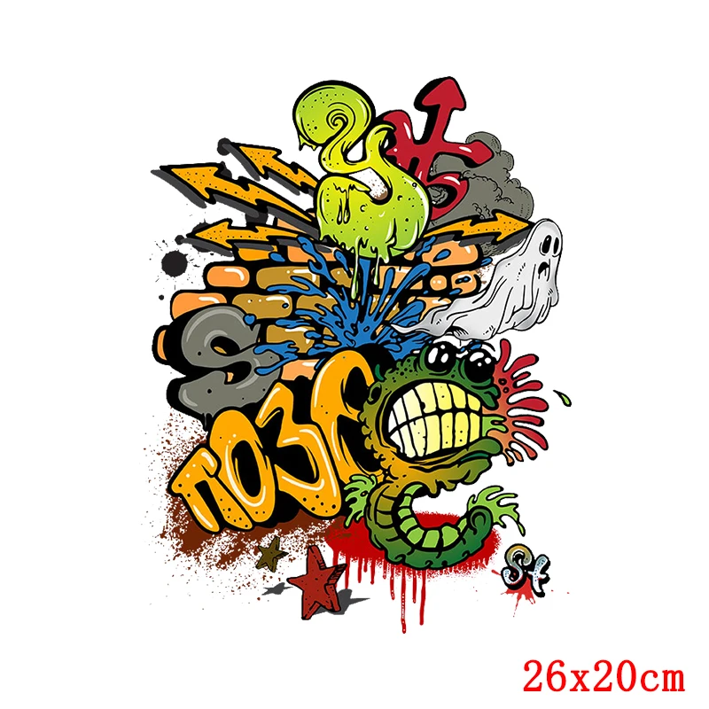 10 шт./лот хиппи спортивные термоклейкие нашивки для одежды наклейки в стиле панк