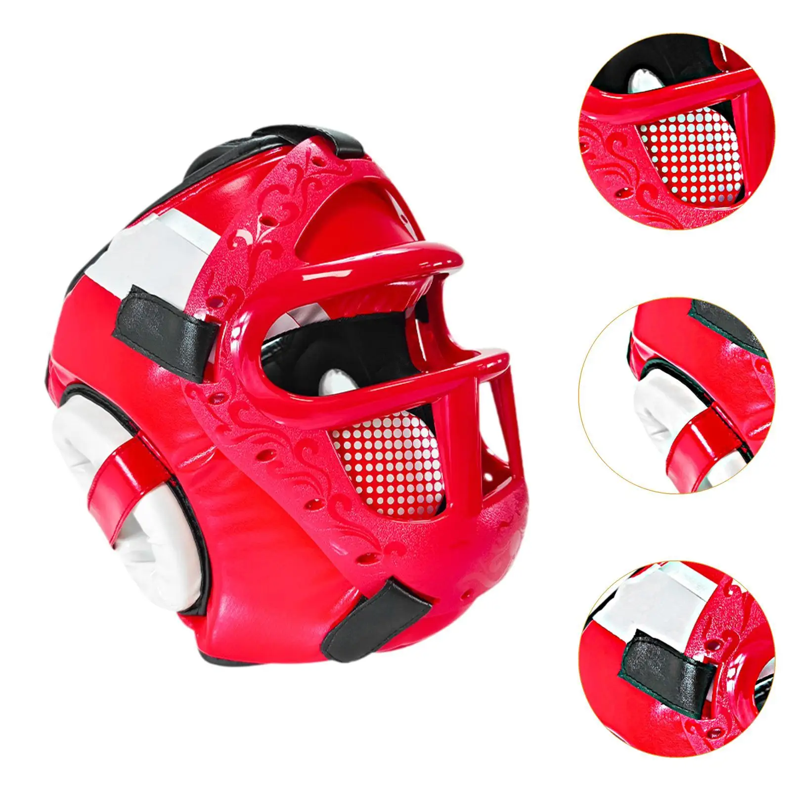 Боксерский головной убор утолщенная полная защита лица для мужчин и женщин