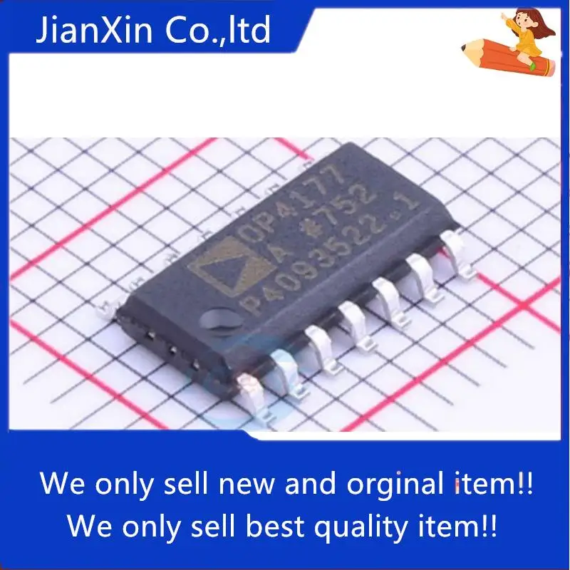 

10pcs 100% orginal new OP4177 OP4177A OP4177AR OP4177ARZ four op amp patch SOP-14