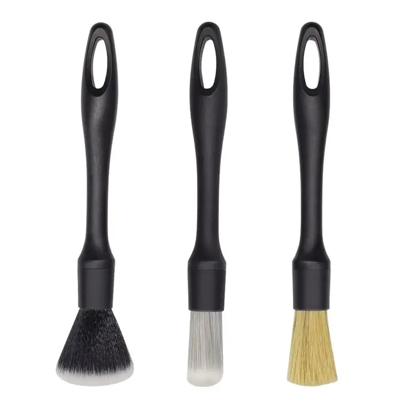 

Auto Cleaning Brushes Dust Cleaning Detail Brush Multi-Purpose Soft Bristles Interior Cleaning Set For Dashboard Center Console