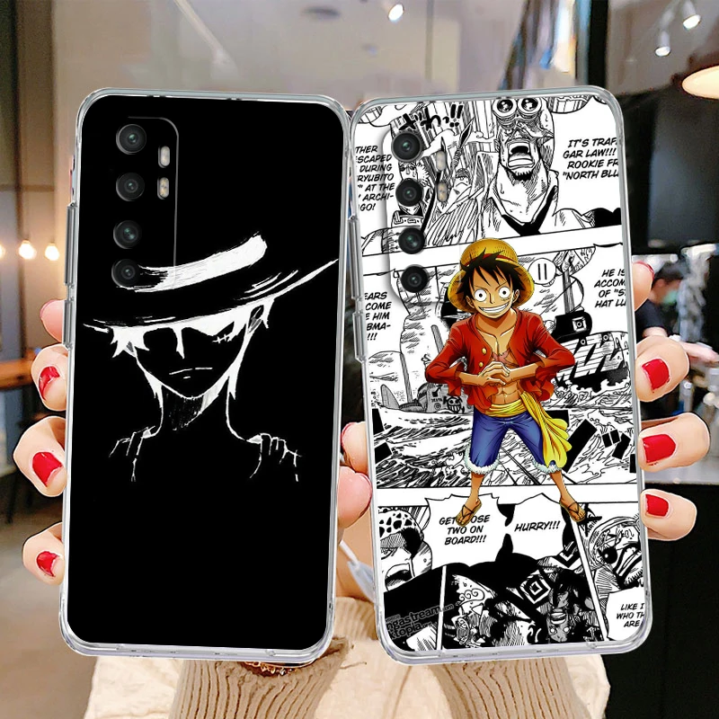 

Anime Art Comics O-One P-Piece Transparent Phone Case For Xiaomi Mi 13 12T 12S 12X 12 11 11T 11i 10T 10 9 8 Pro Lite Ultra 5G