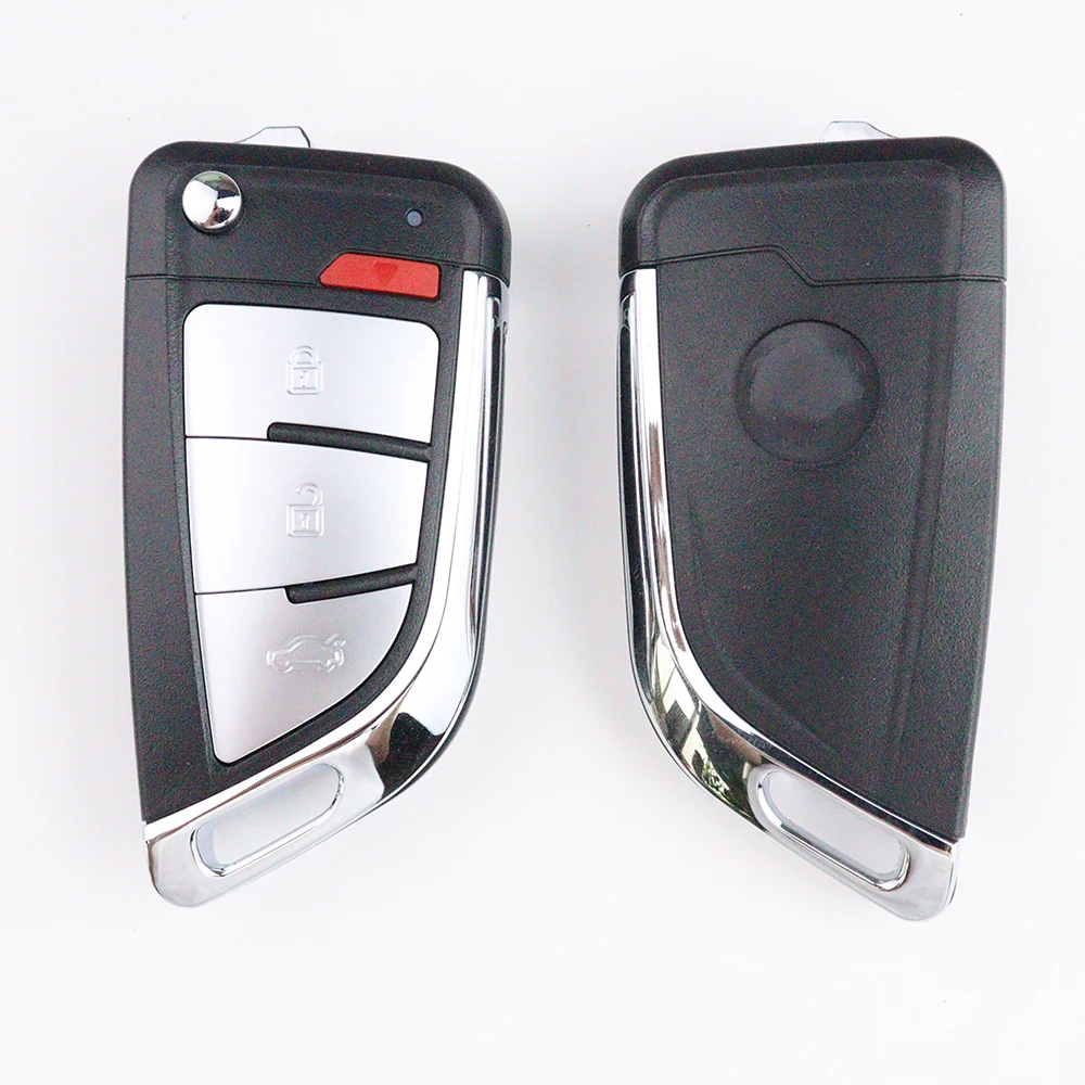 

3 4 кнопки автомобильный брелок корпус для Xhorse складной автомобильный ключ для VVDI XEKF20EN печатная плата