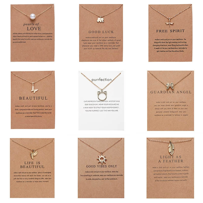 

Vintage Women Animal Pearl Pendant Necklace Clavicle Chain New Simple Jewelry