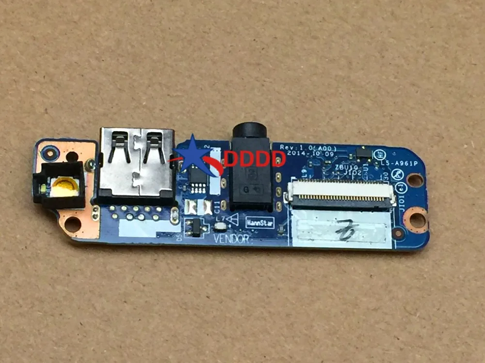 Оригинальный кабель для Dell Latitude E7450 Audio USB Ls-a961p кнопка переключения 110HR CN-0110HR 0110HR