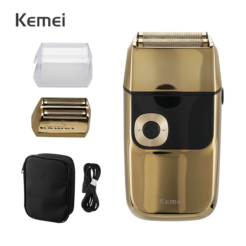 

KEMEI Electric Shaver 3D Reciprocating Cutter Head Face Body Razor LCD Display IPX4 Waterproof Face Care Beard Shaving Machine