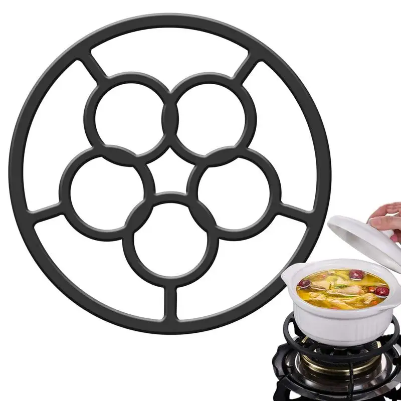 Опорное кольцо для вока Кольцо горелки плиты Wok Кронштейн Чугунное опорное
