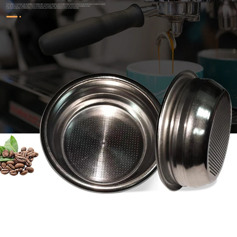 

1PC Stainless Steel 58mm Pressurized Coffee Filter Basket for Espresso Coffee Machine Accessories 18 Gram Double Powder Bowl