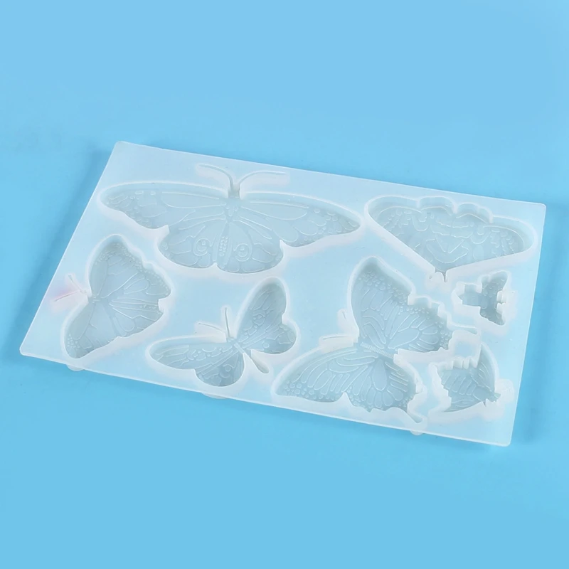 

UV Epoxy Resin Mould Butterfly Silicone Mold Animal Insect Moth Charms Mold for DIY Windchime Pendant Making Home Wall