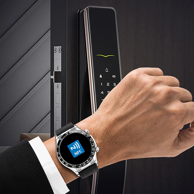 Новинка 2022 роскошные мужские Смарт-часы с NFC GPS двойным Bluetooth датчиком сердечного