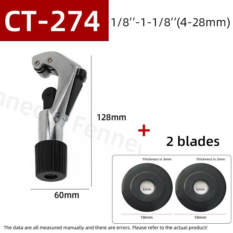 

Труборез FENNEC CT-127B для медных и стальных труб 3-16 мм