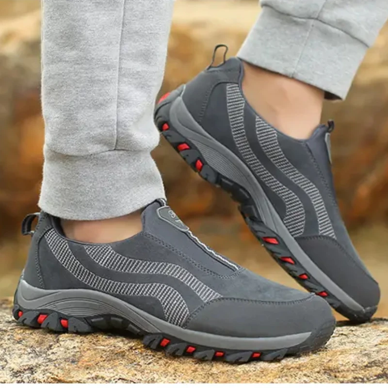Hiking Shoes for Men Women Slip-On Non-Slip Casual Sports Shoes Comfortable Workout Walking Sneakers Lightweight Breathable