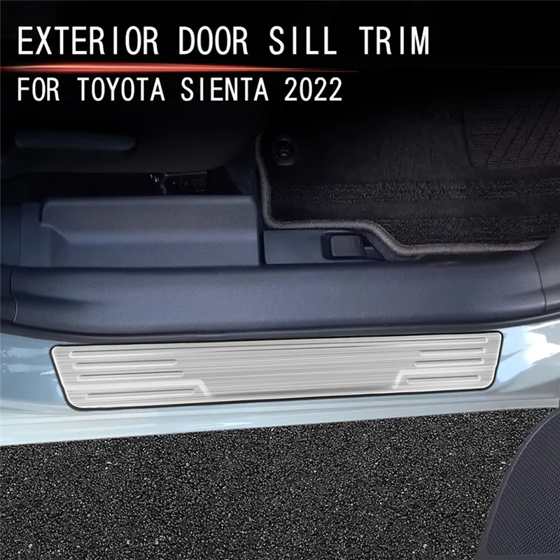 Накладка на пороги для Toyota Sienta 10 серий