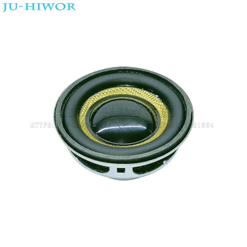2pcs 4Ohms 5W 40mm Round 16 Core Dual Neodymium Magnetic Speaker 1.5 inch Yellow Glassfiber Cone Loudspeaker bluetooth-speaker images - 6