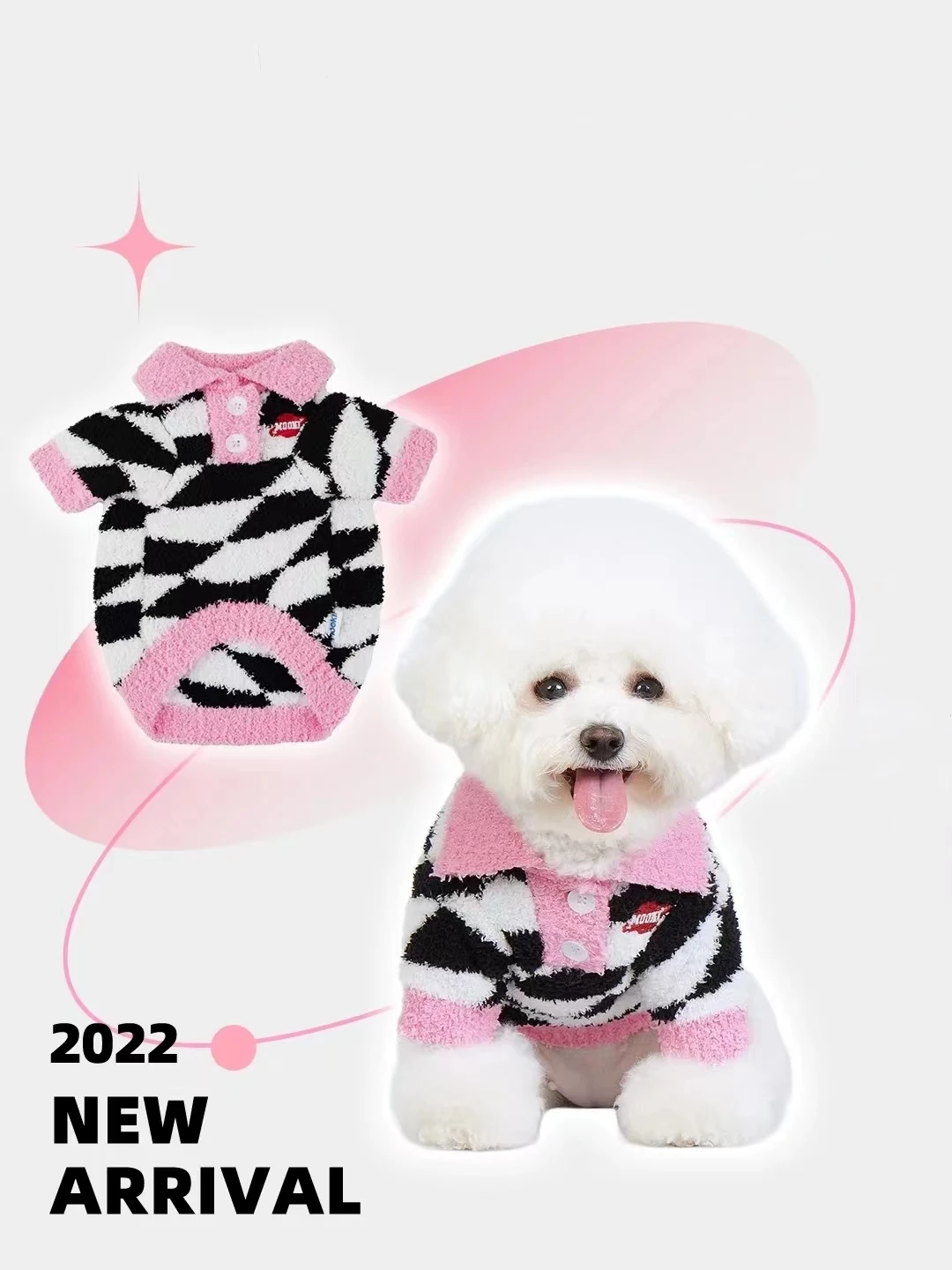 

pet sweater dog cat warm coral fleece sweater