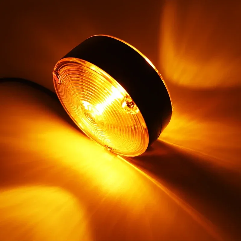 

1X/2x12 В/24 В прицеп для грузовика желтое/красное зеркало боковой габаритный фонарь Дорожная безопасность светофора грузовик прицеп грузовик фургон