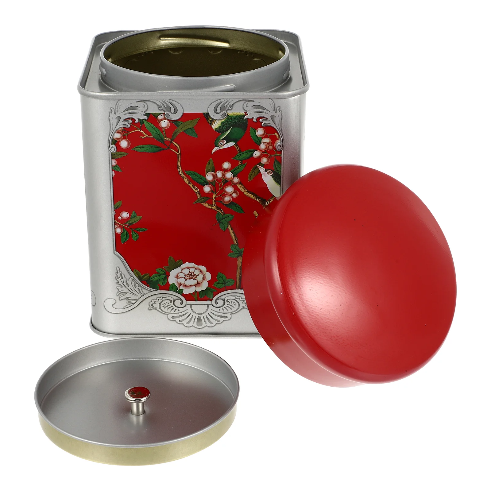 

Tea Jar Storage Coffee Canisters Canister Tin Jars Sugartinsloose Kitchen Airtight Preserving Buffet Cookie Giftcans Containers