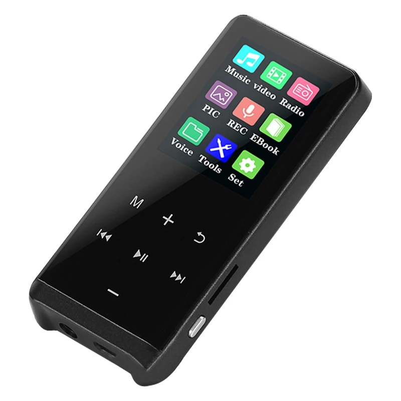 

Mp3-плеер с цветным экраном 1,8 дюйма и поддержкой Bluetooth 4,2