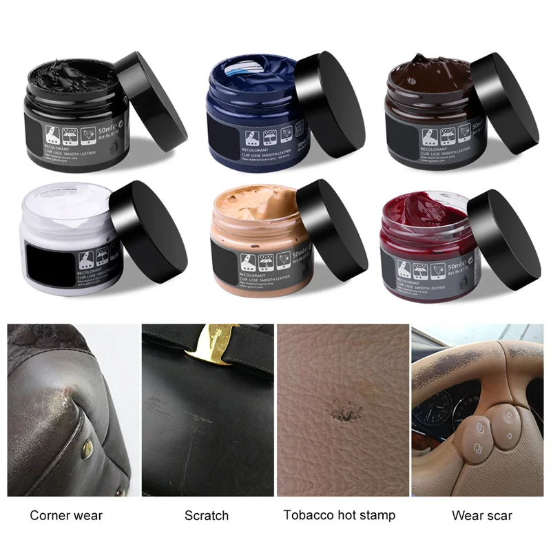 

Car Seat Care Kit Liquid Leather Skin Refurbish Repair Tool For Shoe CarSeat Sofa Coats Holes Scratch Crack