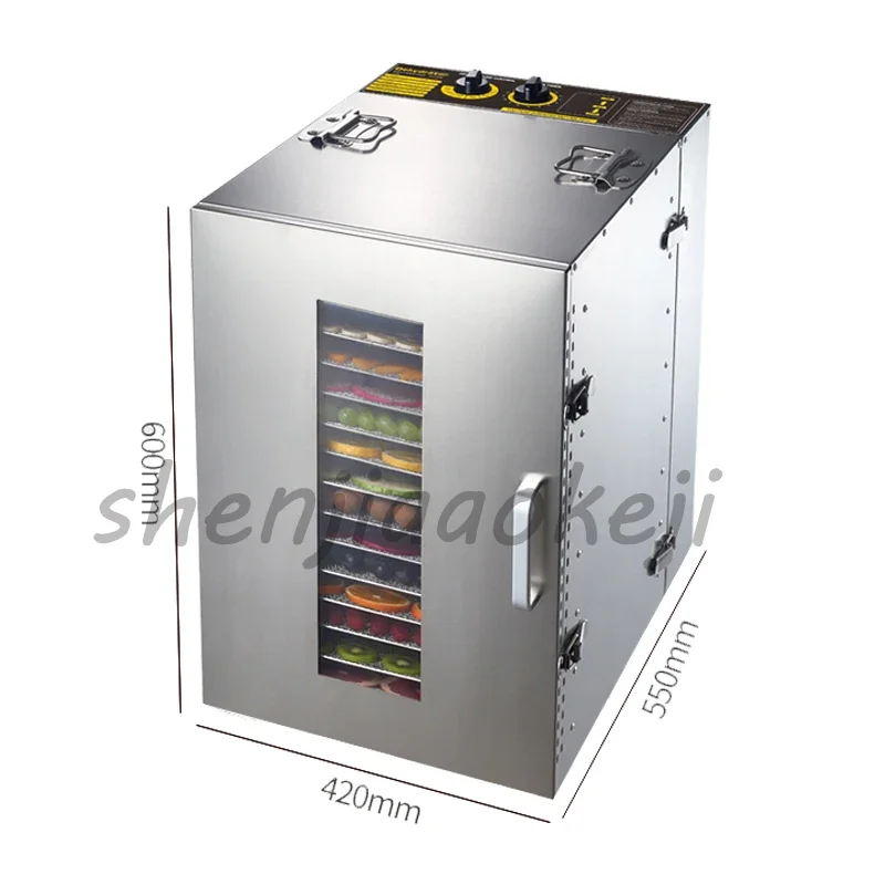 16 слоев машина для обезвоживания фруктов и овощей сушилка на воздухе сушки