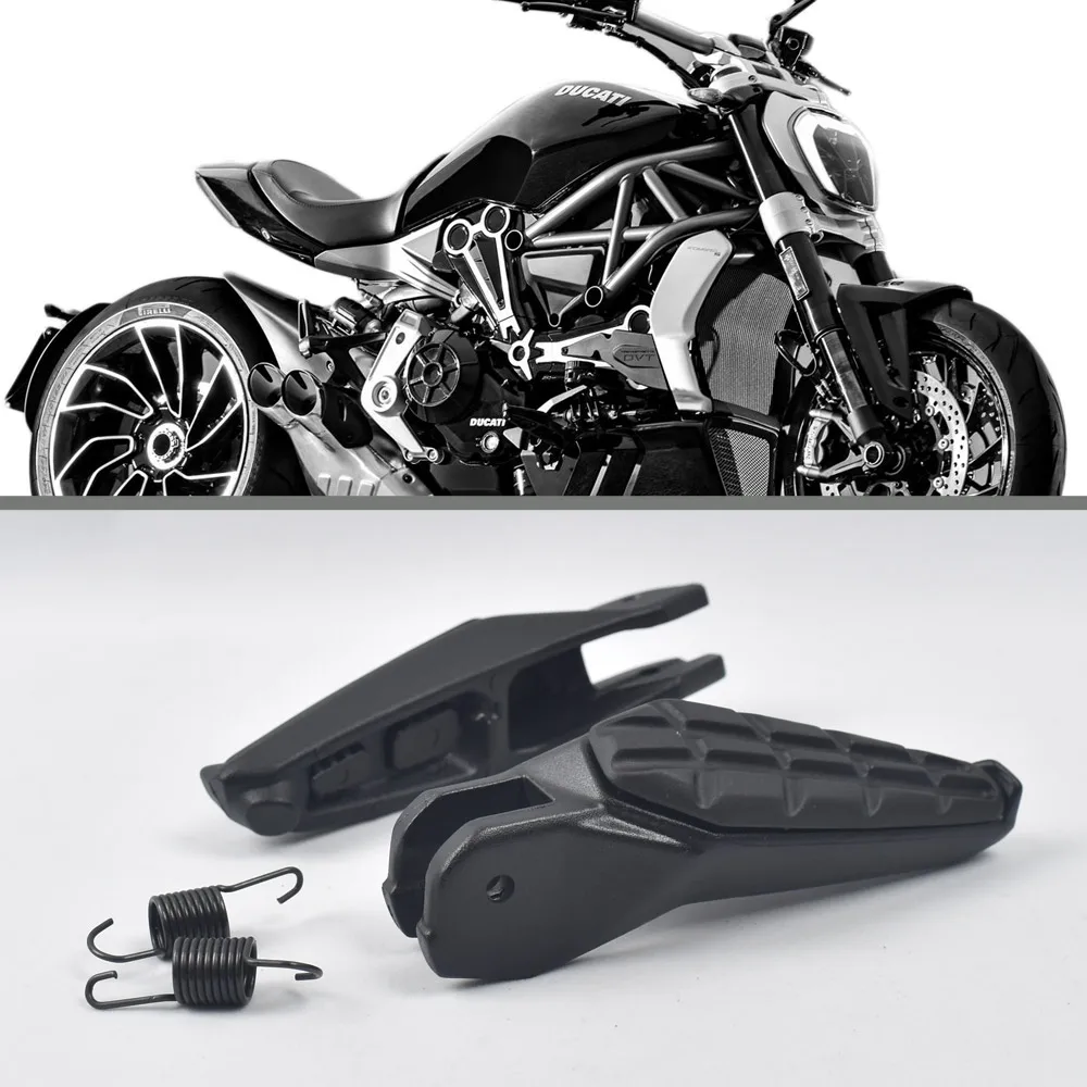 

Big devil ducati 1200 x version small foot pedal rubber pad foot before and after the spring