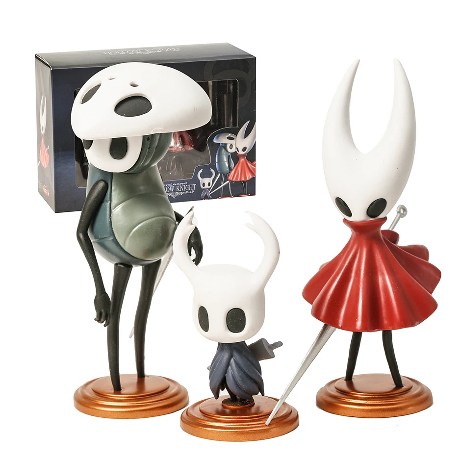 

Hollow Knight Hornet Quirrel Figure Model PVC Doll Gift Collection Toy 3-pack
