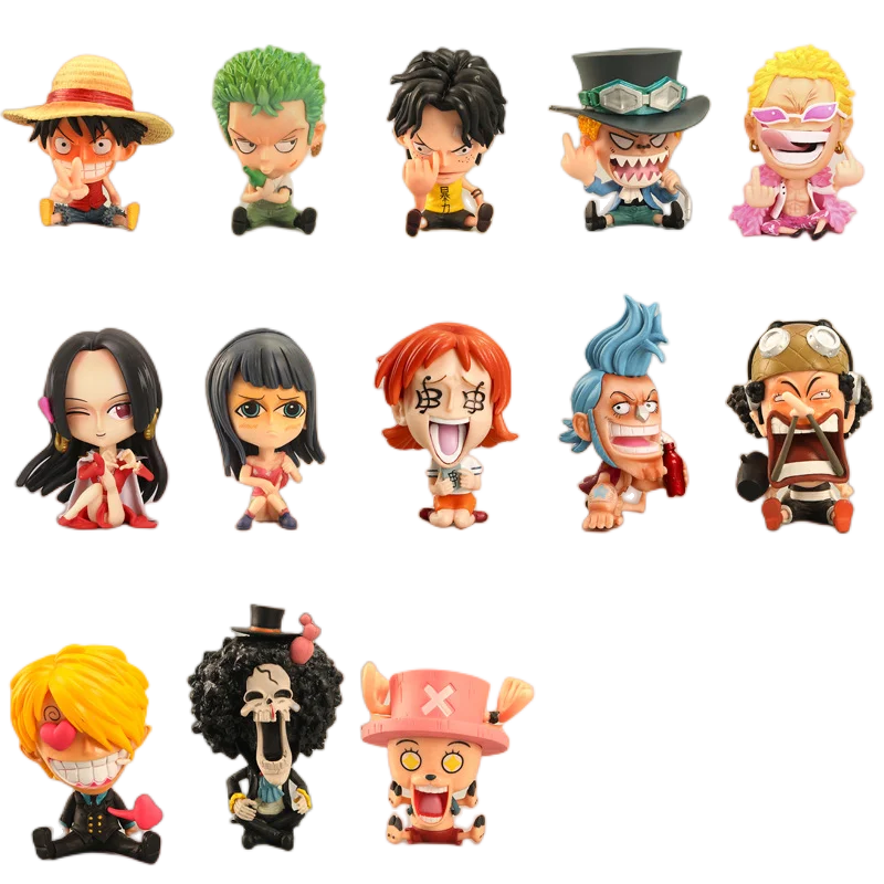 

Anime Figure One Piece Boa Hancock Luffy SABO Ace Zoro FRANKY Chopper Usopp Nami Model Doll Decoration Birthday Gift For Friends