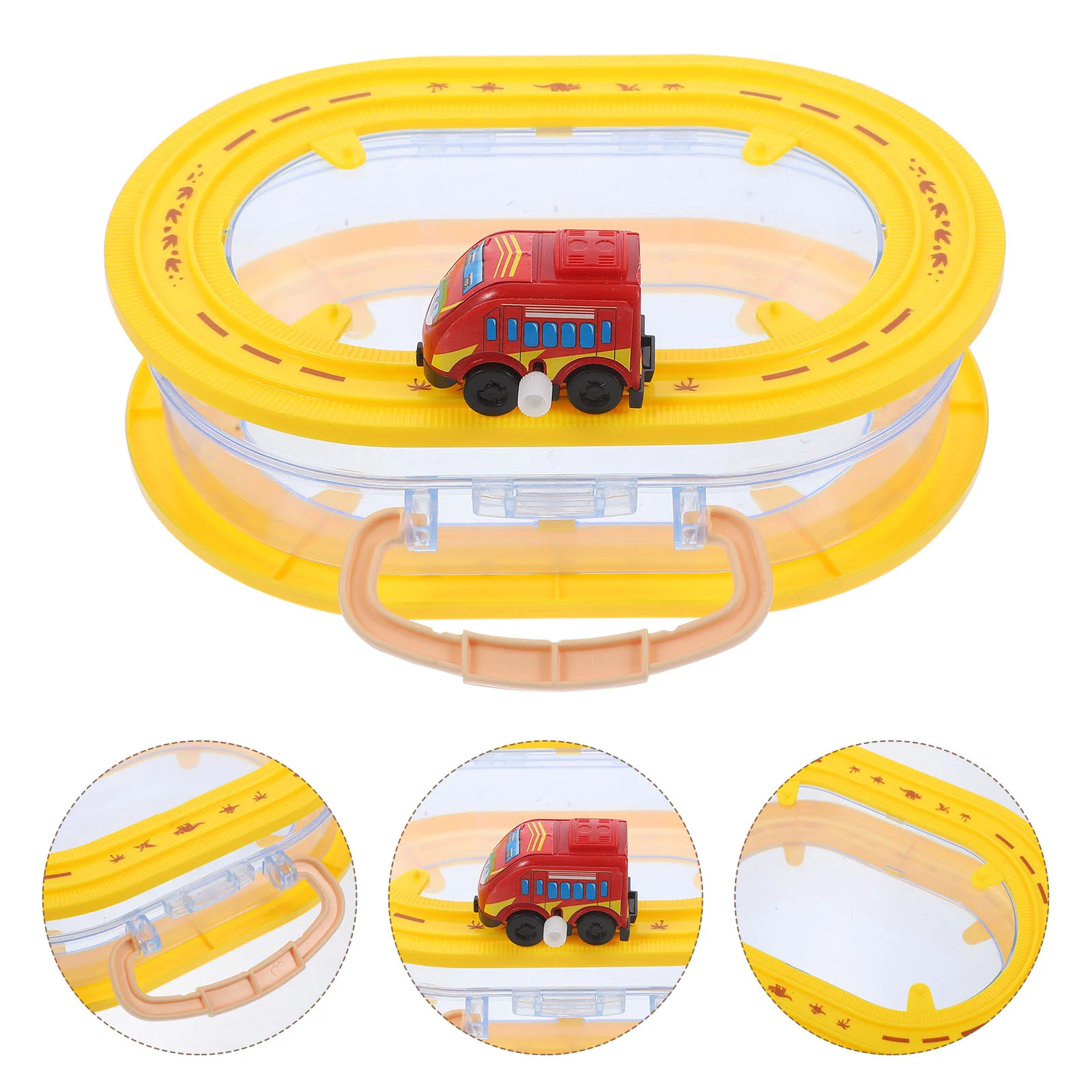 

Mini Clear Car Multi-function Wind-up Toys Clockwork Practical Plastic Decoration