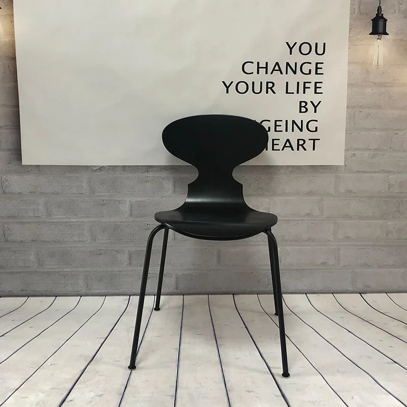 

Waiting Italian Wooden Dining Chairs Commercial Minimalist Modern Designer Chair Elegant Hotel Waiting Chaise Home Furniture
