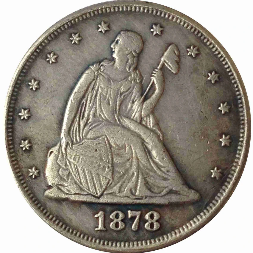 

Копия монеты «Свобода» из Соединенных Штатов 1878-P, двадцать цент