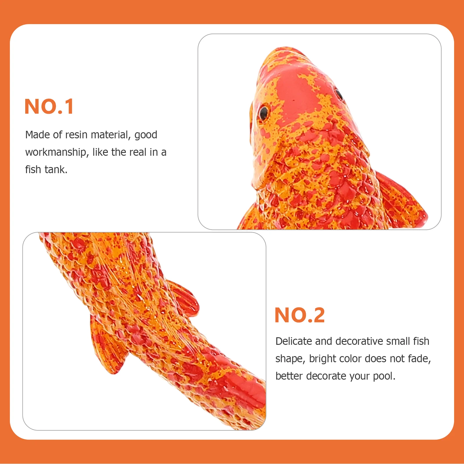 

Artificial Fish Decorative Figure Compact Goldfish Household Aquarium Luminous Tank