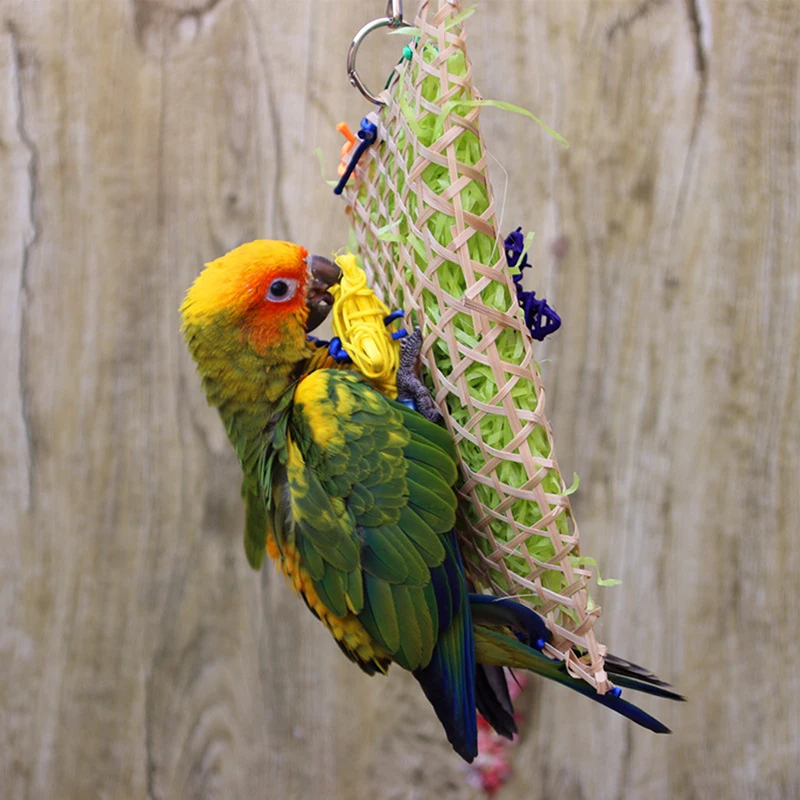 

Parrot Toys For Bird Accessories Supplies Cockatiel Perch pet Toy Budgie Parakeet Cage Decoration jouet perruche