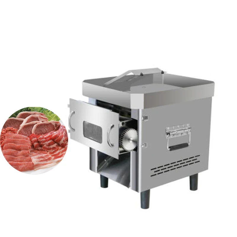 

Stainless Steel Automatic Slicer Meat Cutter Desktop Pull-Out Type