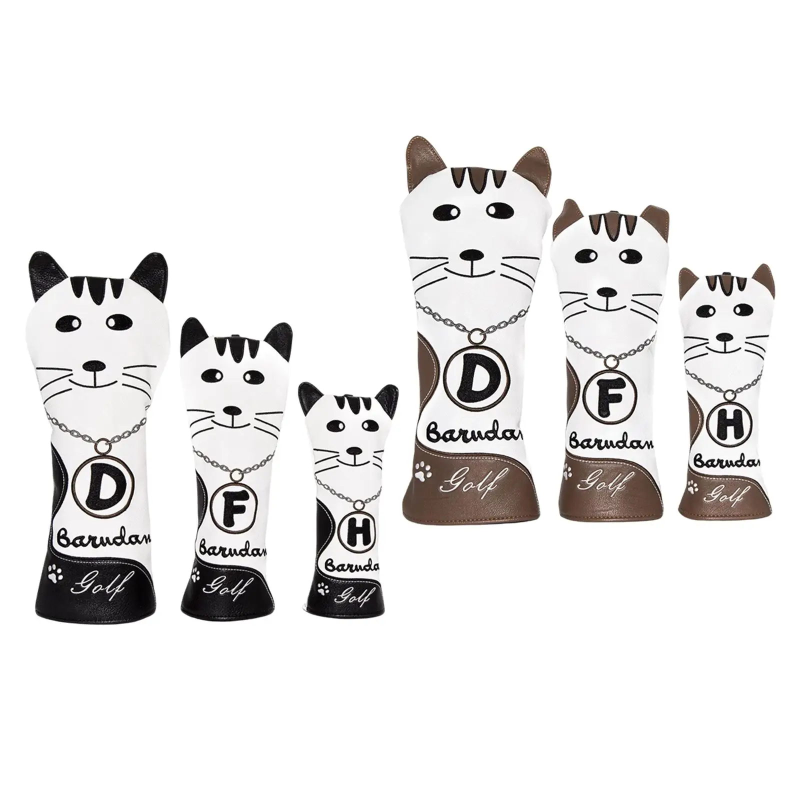 

3 шт. Роскошные накладки на голову для гольф-клуба с идентификацией