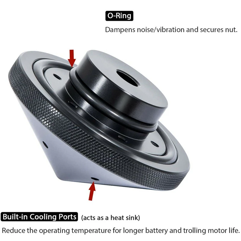 Гайка опоры элиминатора GFEL-MK-BK-DP Замена для T-H Marine Minnkota 80 101 и 112