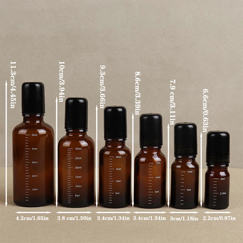 Стеклянные флаконы для парфюма 1 шт. 5 мл 10 15 20 30 50