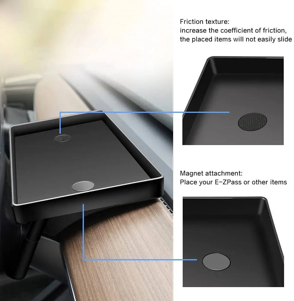 Органайзер для центральной консоли автомобиля Tesla Model 3/Y держатель ткани