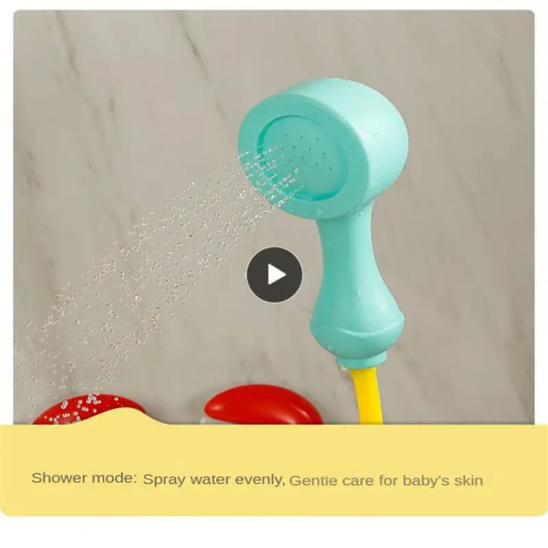 

Funny Hermit Crab Water Toys Red Bath Toy Durable Cute Water Spray Shower Lap Circle Children Toy Swimming Ring Multifunctional