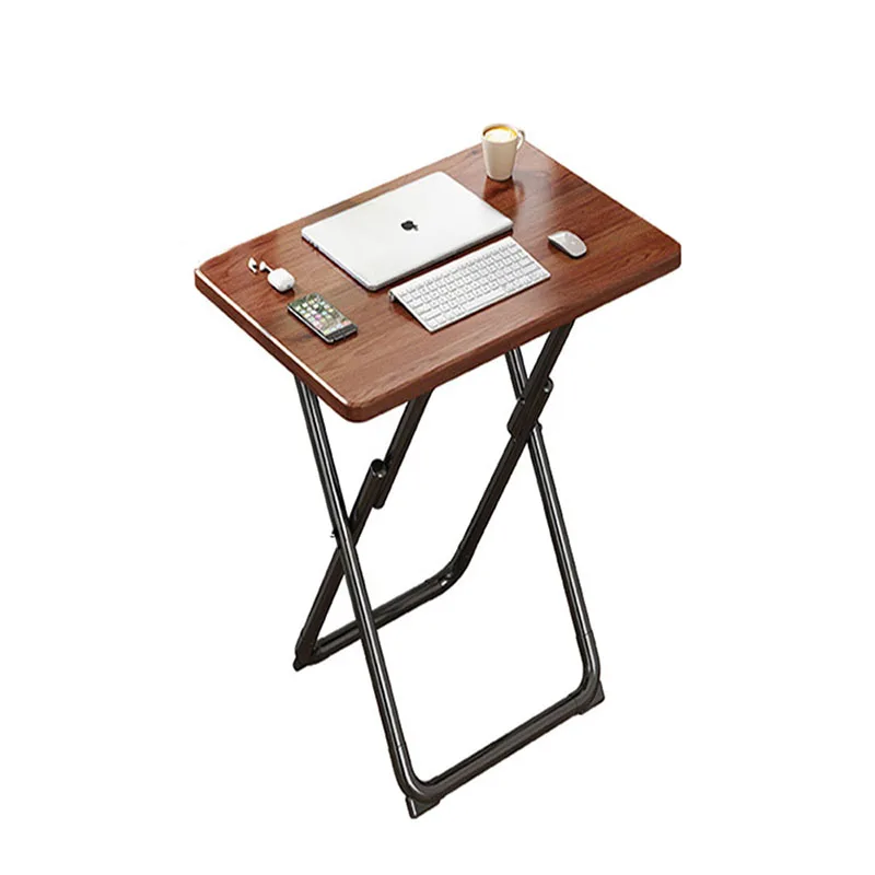 

Multifunctional Rectangular Computer Desk Foldable Desk Foldable Table with X Structure Support for Home