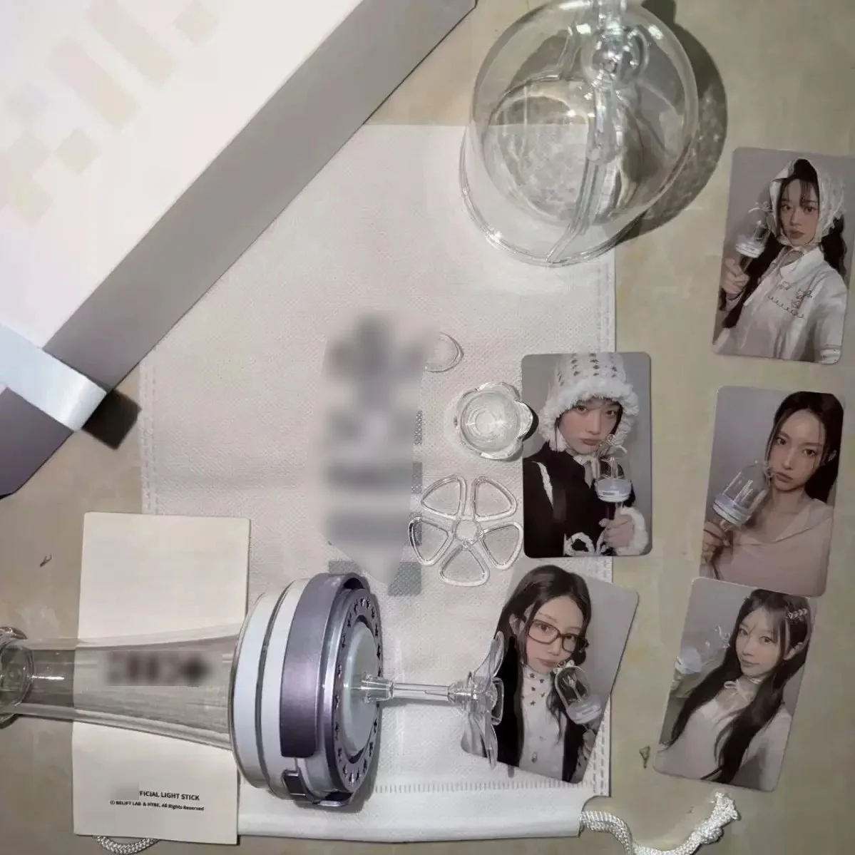 Фото Световой стик K-pop Yunah Minju Moka Wonhee Iroha с Bluetooth для концертов, коллекционные игрушки и подарки для фанатов №3