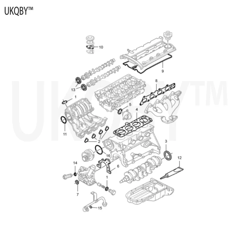 Подходит для Bu ic k Ex ce ll e 1 6/1 8/1 5 ремонт двигателя посылка/04-15/93740513