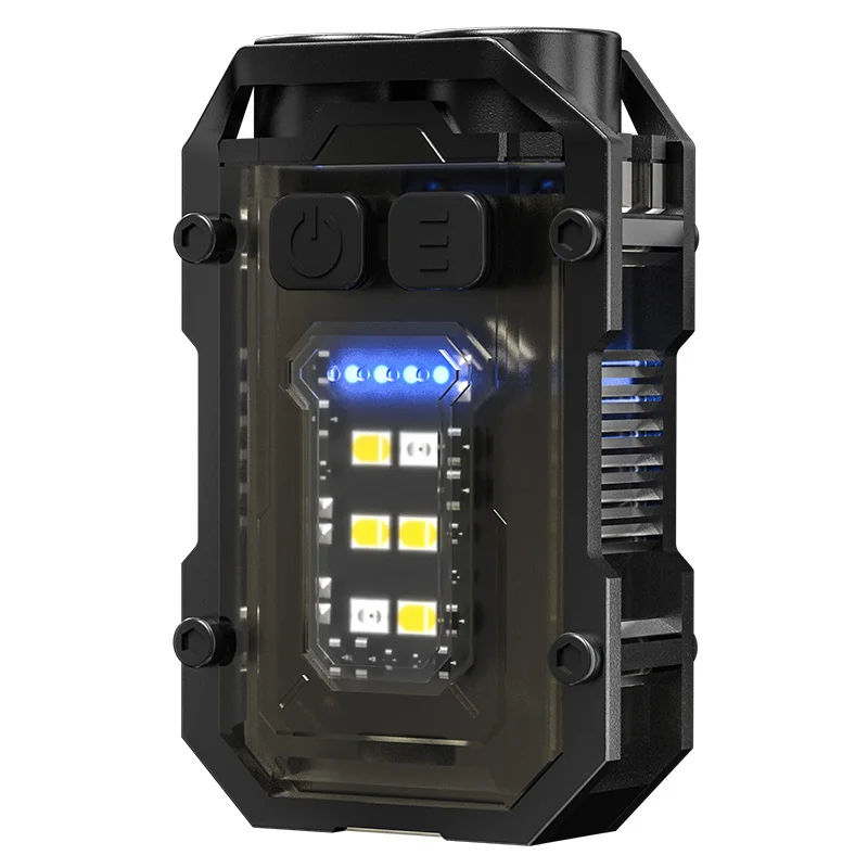 

Мини фонарик-брелок LED пластиковый алюминиевый