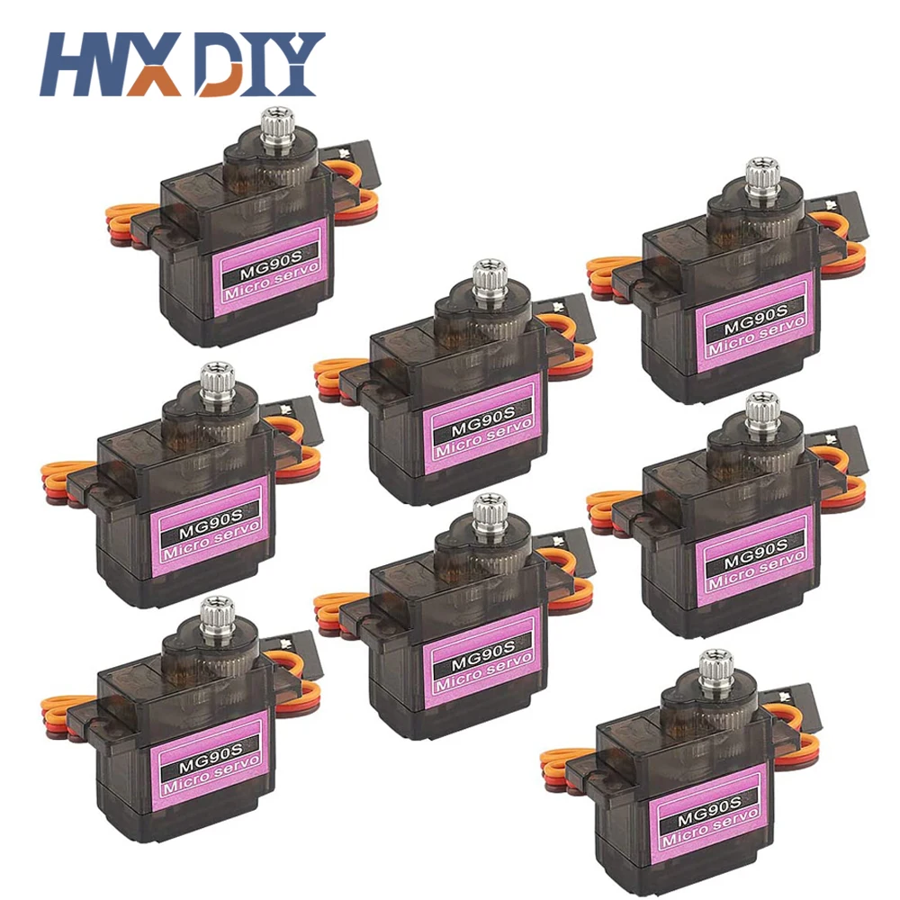 5/10 шт. MG90S металлическая Шестерня RC Micro Servo 13 4g мотор для ZOHD Volantex самолета вертолета