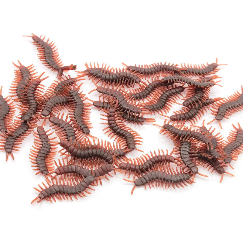 

20Pcs Halloween Funny Toys Plastic Cockroach Housefly Centipede Scorpions Gags Practical Jokes Toy Oyuncak Gadgets Rubber Bugs