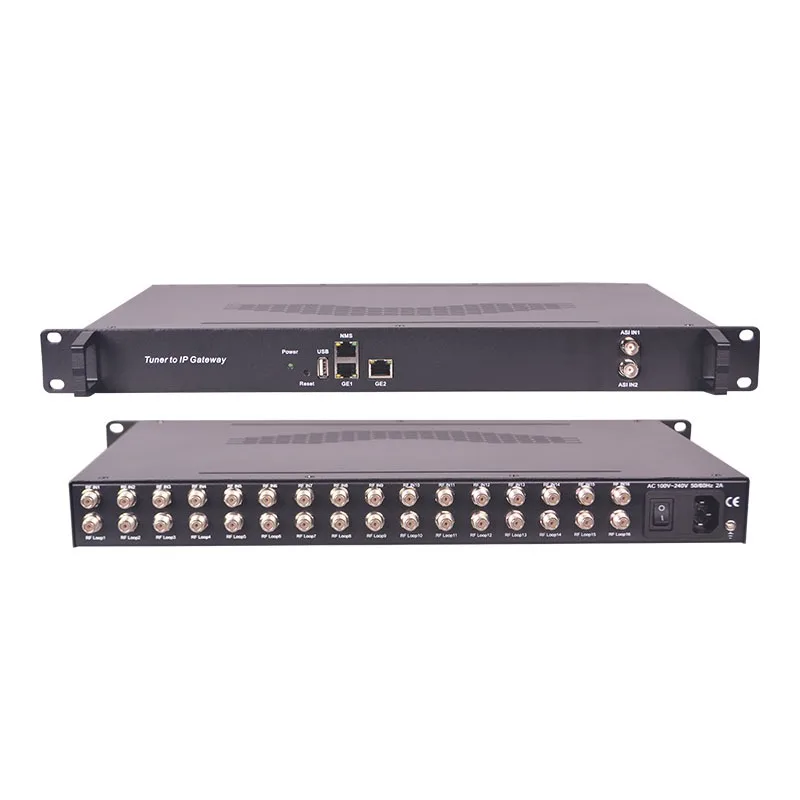 

Hot Sale Digital Headend Tuner To IP Gateway Fta Dvb S2