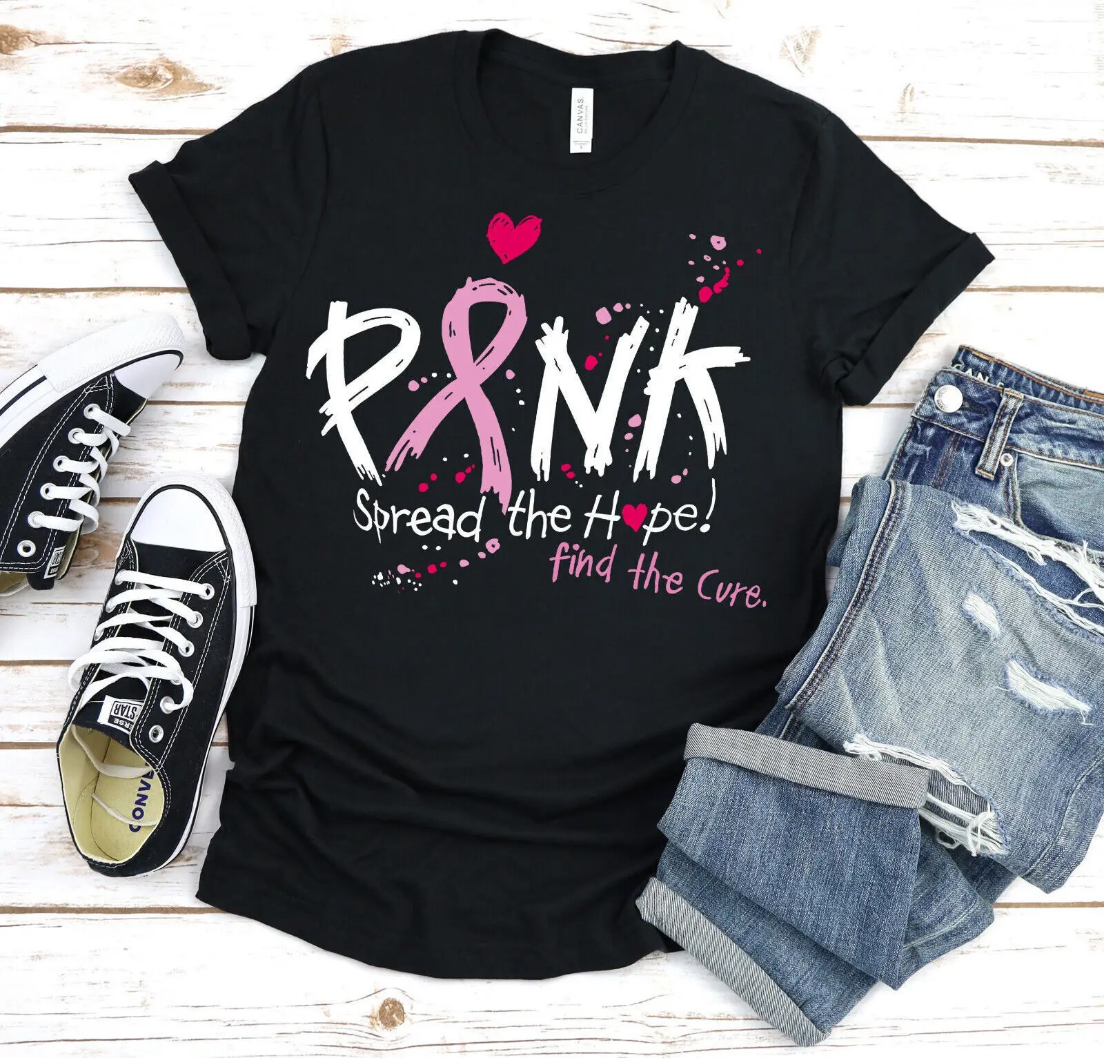 Футболка для информирования о раке груди футболка Лучшая цена американский