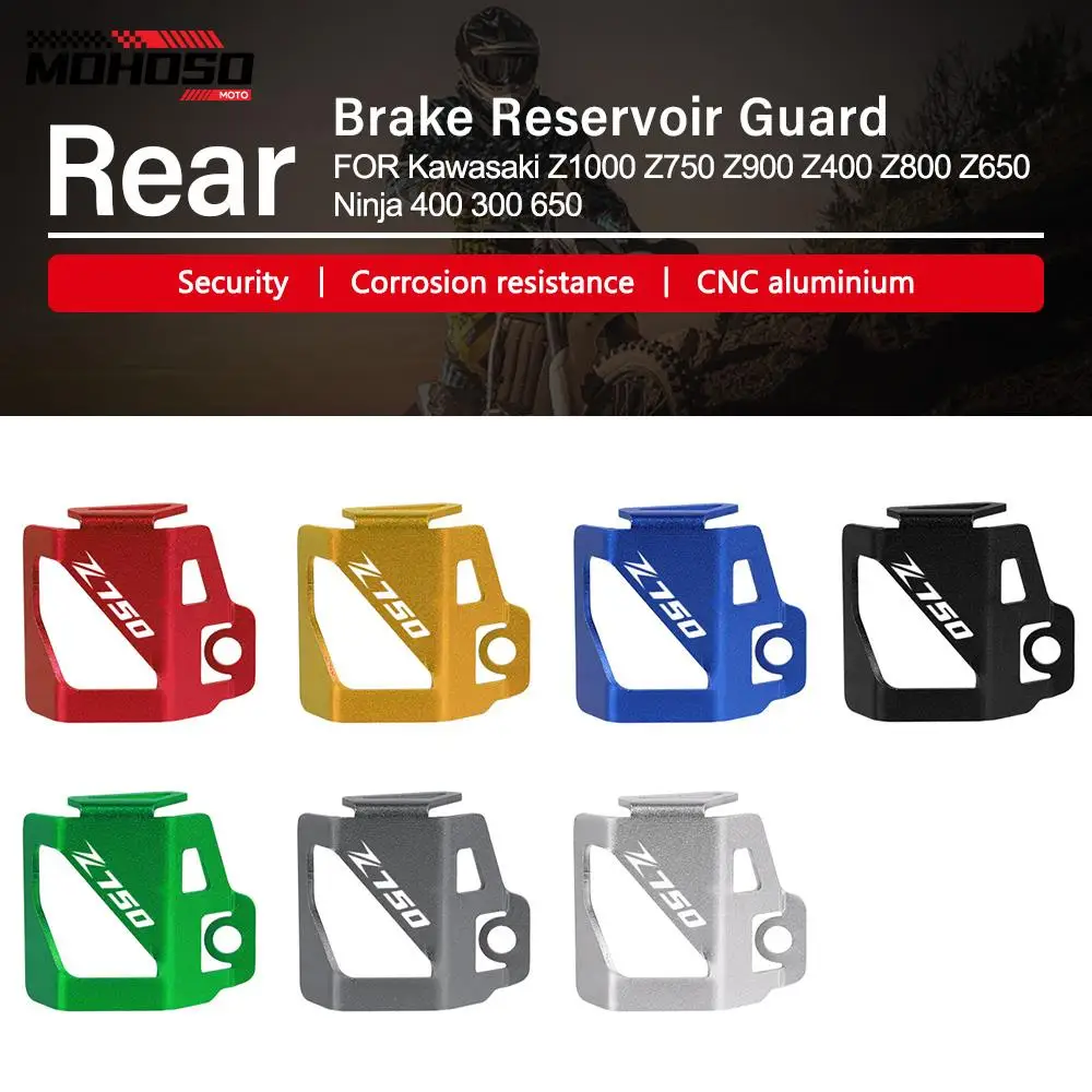 

Motorcycle CNC Rear Brake Fluid Reservoir Cap Cover Guard Protector FOR KAWASAKI Z750 Z 750 2007 2008 2009 2010 2011 2012 2013