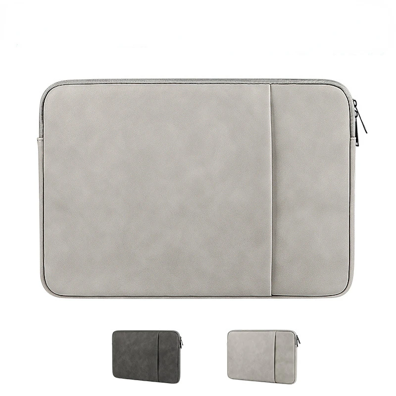 

Waterproof Leather Laptop Liner Bag for Macbook Air/pro M1 M2 Case 14-15.6inch Dell Lenovo Huawei Matebook Noteook Stoage Bag