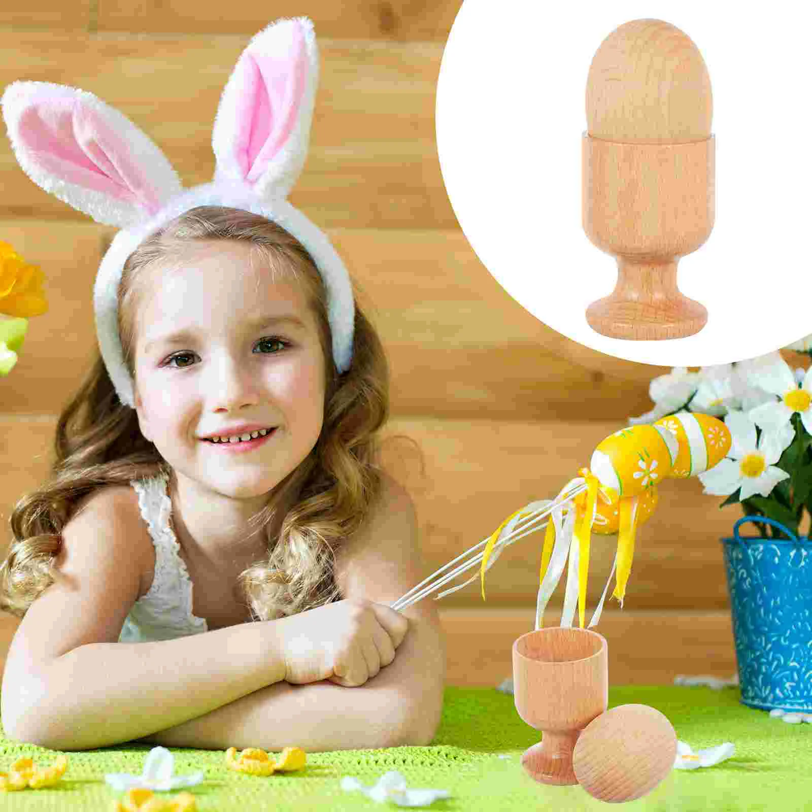 

Деревянное яйцо с чашкой, яйцо Монтессори с чашкой, кубические материалы, 3D предметы, упражнения для раннего образовательного материала для дошкольного возраста