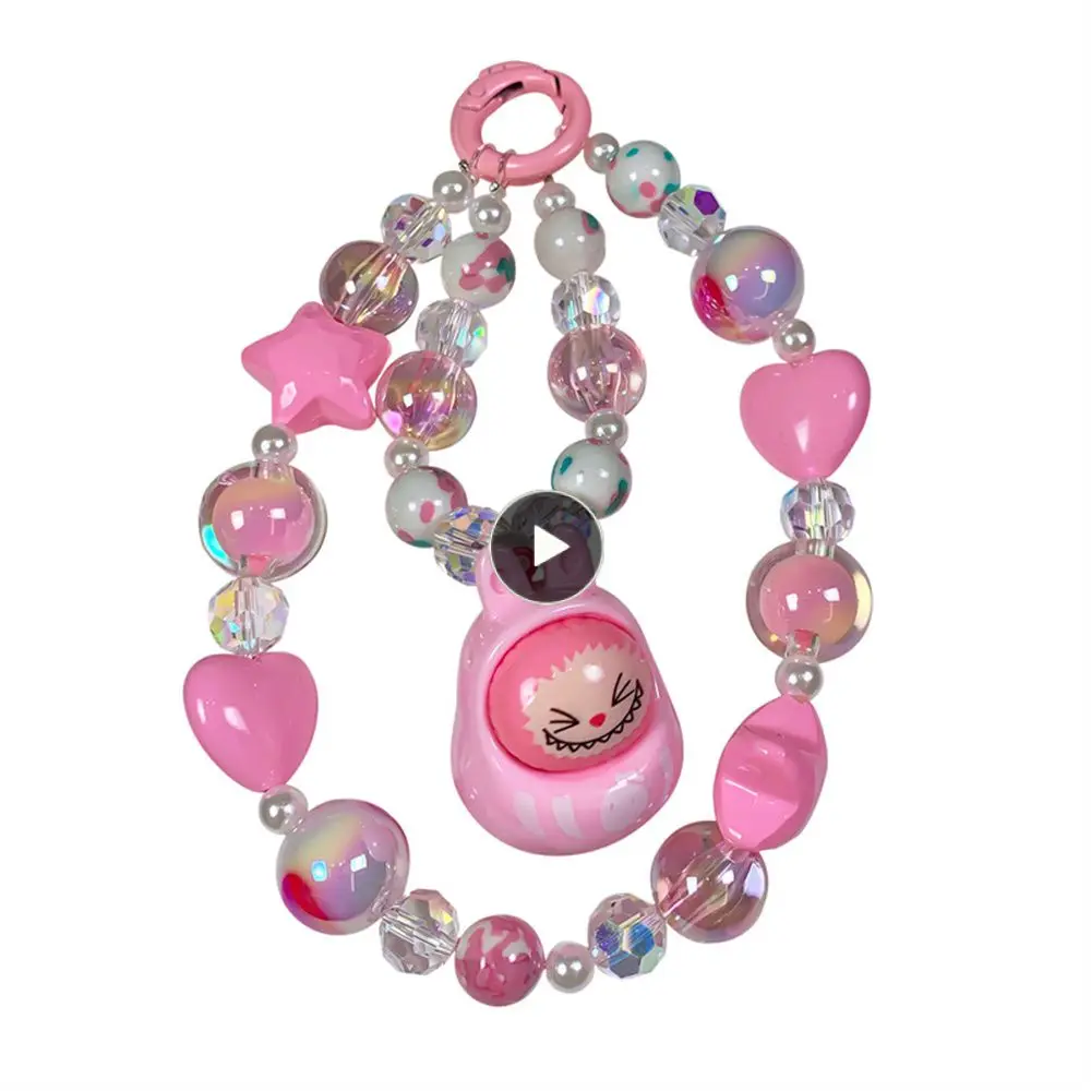 

Plating Hand-painted Beads Sturdy Durable Backpack Pendant Wear-resistant Fall Resistance Mobile Phone Peripherals Crystal